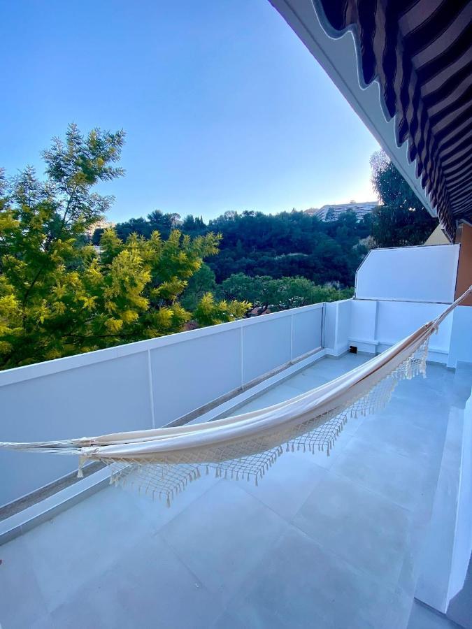 Appartement Luxe - 3 Pieces Avec Vue Mer, Piscine Et Tennis Nice Exteriör bild